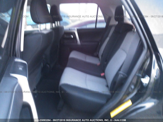 JTEBU5JR4J5531290 - 2018 TOYOTA 4RUNNER SR5 PREM/LTDL/TRAIL/TRD BLACK photo 8