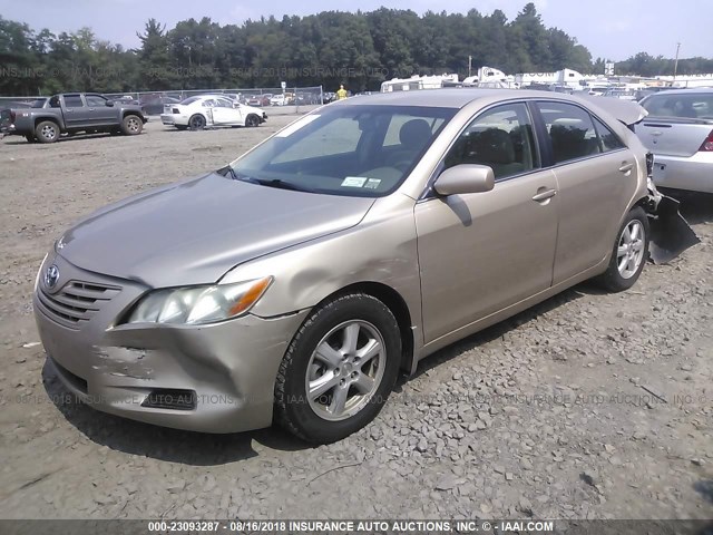 4T1BE46K07U110653 - 2007 TOYOTA CAMRY NEW GENERATION CE/LE/XLE/SE GOLD photo 2