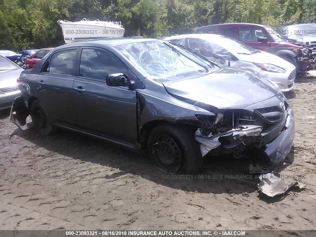 2T1BU4EE7BC585502 - 2011 TOYOTA COROLLA S/LE GRAY photo 1