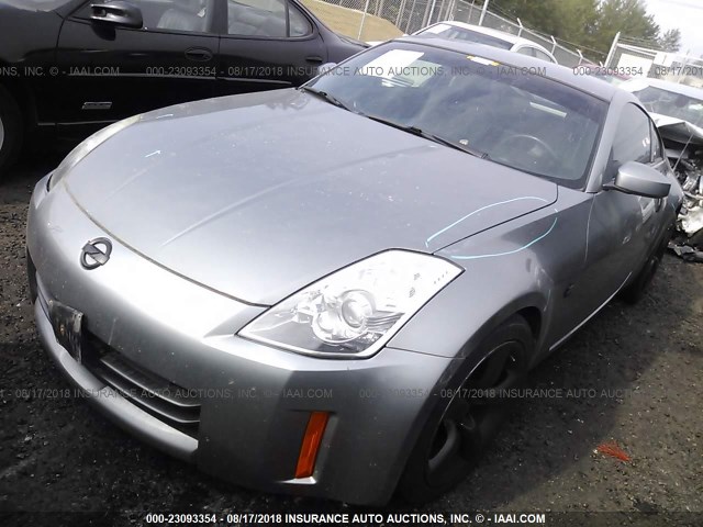 JN1AZ34E06M354042 - 2006 NISSAN 350Z COUPE SILVER photo 2