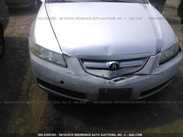 19UUA66214A014176 - 2004 ACURA TL SILVER photo 6