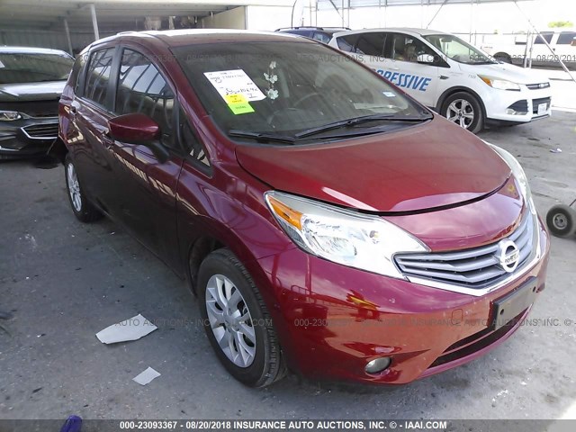 3N1CE2CP8GL404957 - 2016 NISSAN VERSA NOTE S/S PLUS/SV/SL/SR RED photo 1