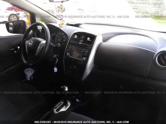 3N1CE2CP8GL404957 - 2016 NISSAN VERSA NOTE S/S PLUS/SV/SL/SR RED photo 5