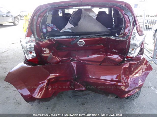 3N1CE2CP8GL404957 - 2016 NISSAN VERSA NOTE S/S PLUS/SV/SL/SR RED photo 6