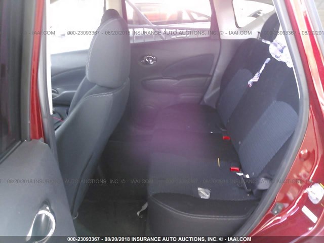 3N1CE2CP8GL404957 - 2016 NISSAN VERSA NOTE S/S PLUS/SV/SL/SR RED photo 8