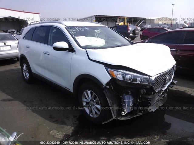 5XYPGDA59HG277375 - 2017 KIA SORENTO LX/L WHITE photo 1