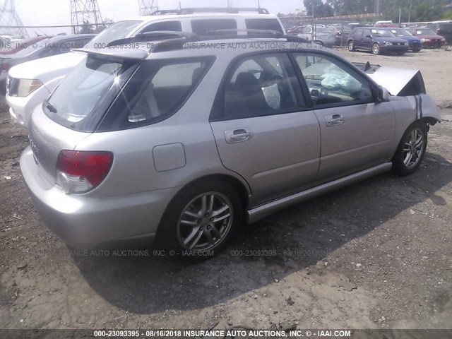 JF1GG29605G804705 - 2005 SUBARU IMPREZA WRX/VDT SILVER photo 4