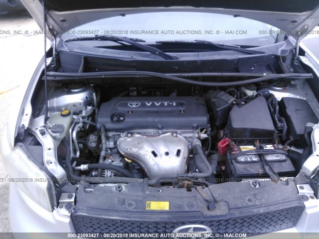 JTLKE50EX81004568 - 2008 TOYOTA SCION XB Gümüş foto 10