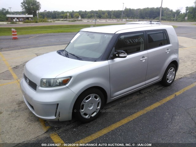 JTLKE50EX81004568 - 2008 TOYOTA SCION XB Gümüş foto 2