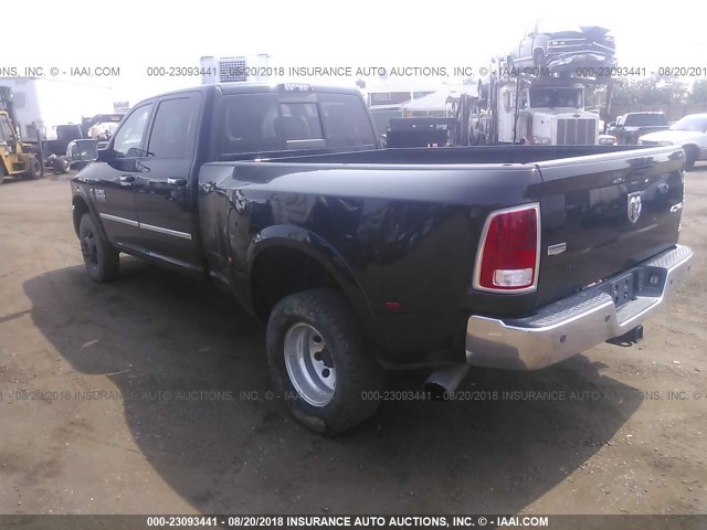 3C63RRJL4EG196874 - 2014 RAM 3500 LARAMIE BLACK photo 3