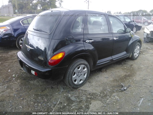 3C4FY58B95T613881 - 2005 CHRYSLER PT CRUISER TOURING BLACK photo 4