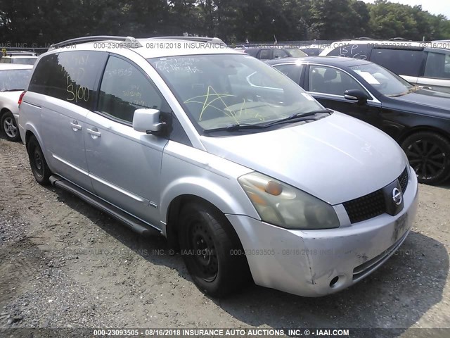 5N1BV28U16N119499 - 2006 NISSAN QUEST S/SE/SL GRAY photo 1