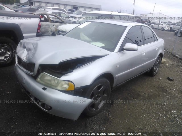 WAUED28D5XA331509 - 1999 AUDI A4 2.8 QUATTRO SILVER photo 2