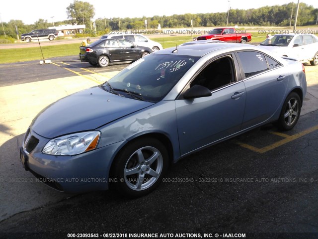 1G2ZG57N884137116 - 2008 PONTIAC G6 SE BLUE photo 2