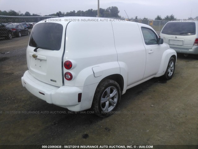 3GCCA85B79S605142 - 2009 CHEVROLET HHR PANEL LS WHITE photo 4