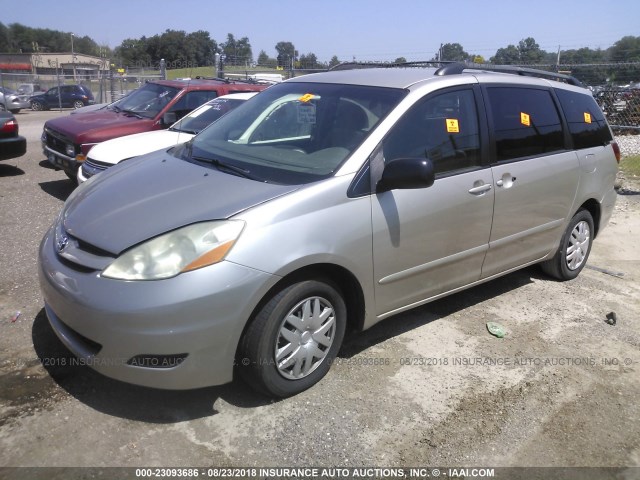 5TDZK23C77S061498 - 2007 TOYOTA SIENNA CE/LE Champagne photo 2