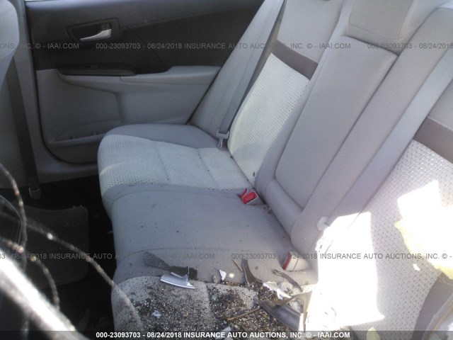 4T1BF1FK8DU250344 - 2013 TOYOTA CAMRY L/SE/LE/XLE Gümüş foto 8