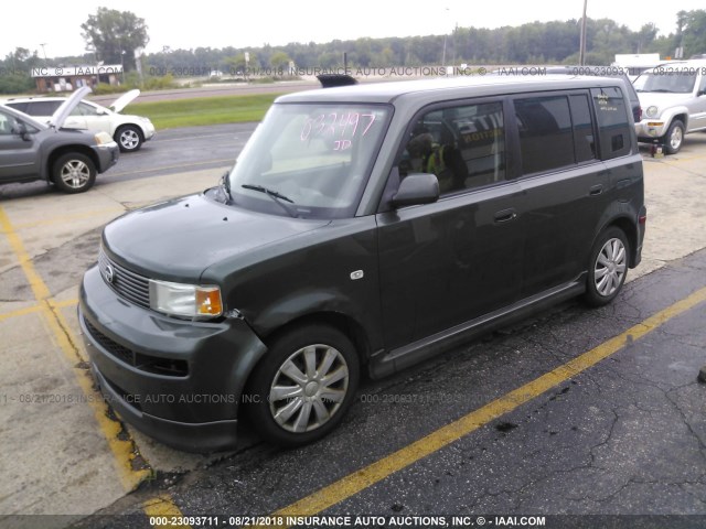 JTLKT324764032497 - 2006 TOYOTA SCION XB Grün Foto 2