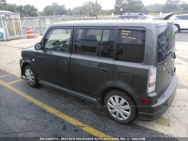 JTLKT324764032497 - 2006 TOYOTA SCION XB Grün Foto 3