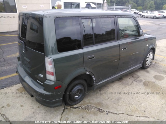 JTLKT324764032497 - 2006 TOYOTA SCION XB Grün Foto 4