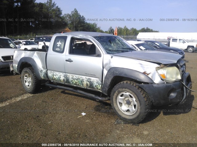 5TEUX42N99Z640380 - 2009 TOYOTA TACOMA ACCESS CAB SILVER photo 1