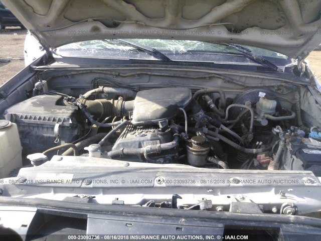 5TEUX42N99Z640380 - 2009 TOYOTA TACOMA ACCESS CAB Silber Foto 10