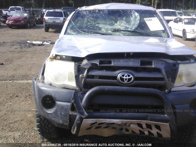 5TEUX42N99Z640380 - 2009 TOYOTA TACOMA ACCESS CAB SILVER photo 6