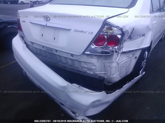 4T1BE32K05U021033 - 2005 TOYOTA CAMRY LE/XLE/SE Ağ foto 6