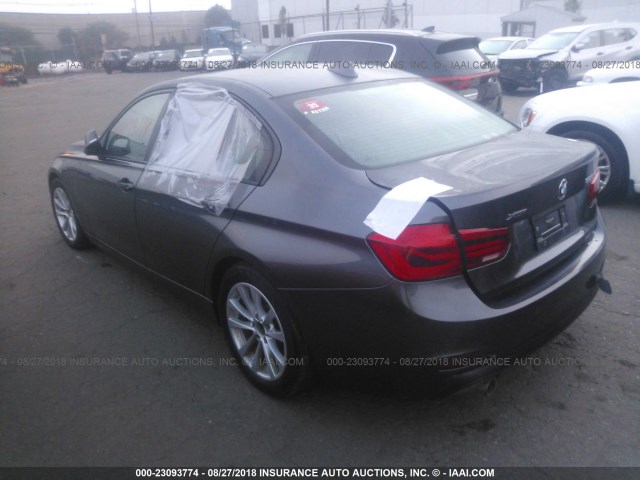 WBA8A3C57GK689717 - 2016 BMW 320 XI GRAY photo 3