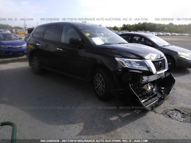 5N1AR2MN2EC726228 - 2014 NISSAN PATHFINDER S/SV/SL/PLATINUM BLACK photo 1