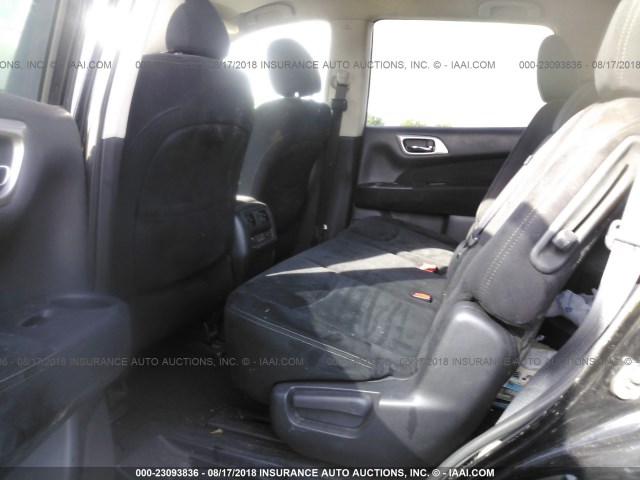 5N1AR2MN2EC726228 - 2014 NISSAN PATHFINDER S/SV/SL/PLATINUM BLACK photo 8