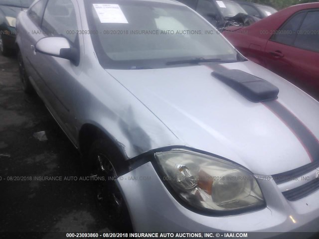 1G1AL15F677258564 - 2007 CHEVROLET COBALT LT SILVER photo 6