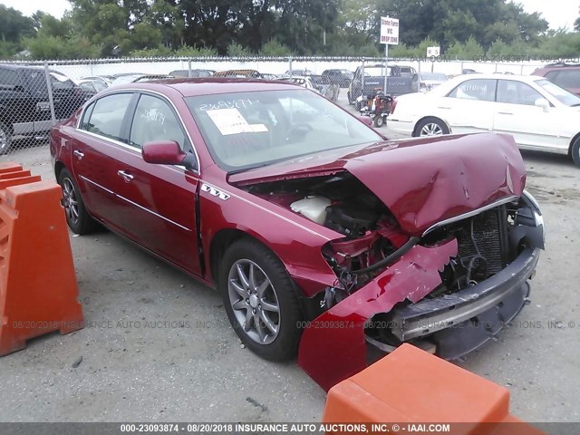 1G4HD57256U168614 - 2006 BUICK LUCERNE CXL RED photo 1