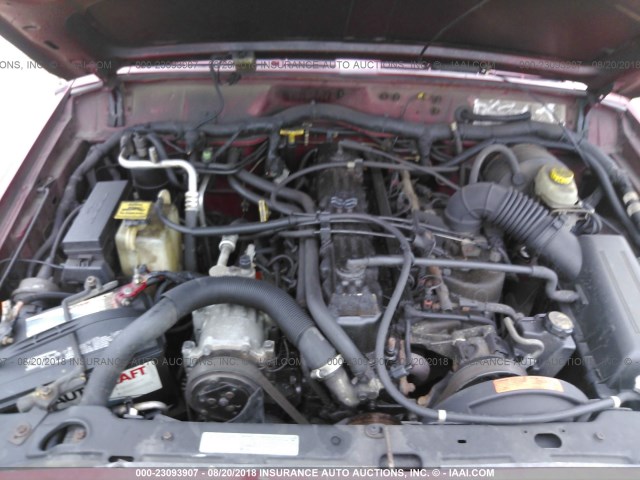 1J4FF68S6XL517792 - 1999 JEEP CHEROKEE SPORT/CLASSIC Czerwony zdjęcie 10