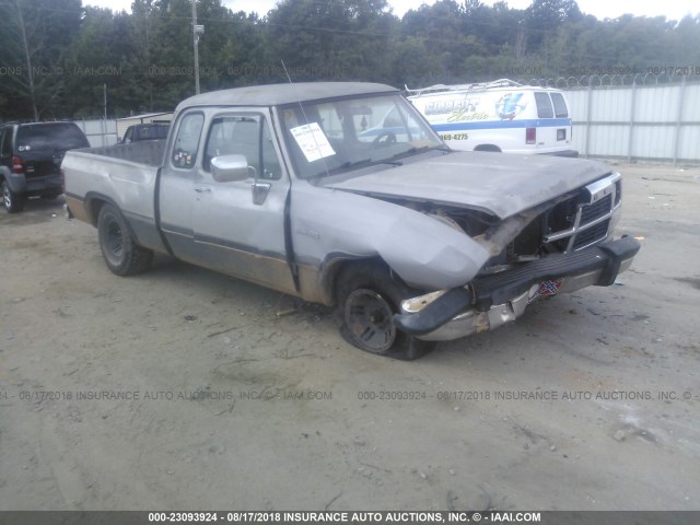 3B7HE13Y8NM506787 - 1992 DODGE D-SERIES D150 GRAY photo 6