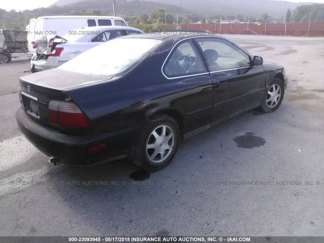 1HGCD7260VA022420 - 1997 HONDA ACCORD EX/EX-R BLACK photo 4