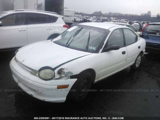 1B3ES47C7WD718591 - 1998 DODGE NEON HIGHLINE/SPORT/LE WHITE photo 2