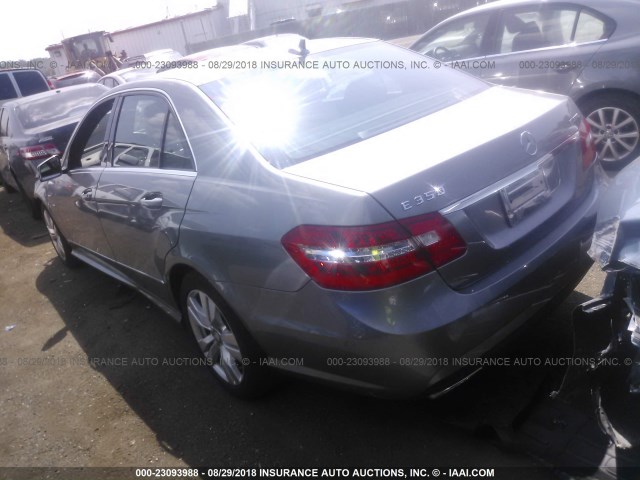 WDDHF2EB3BA297629 - 2011 MERCEDES-BENZ E 350 BLUETEC GRAY photo 3