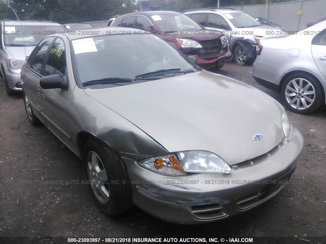 1G1JF524917402570 - 2001 CHEVROLET CAVALIER LS GOLD photo 1