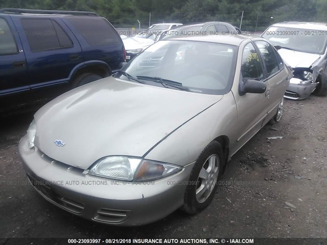 1G1JF524917402570 - 2001 CHEVROLET CAVALIER LS 金色 照片 2