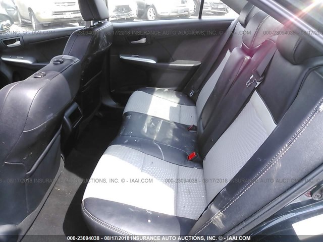 4T1BF1FK0CU195645 - 2012 TOYOTA CAMRY SE/LE/XLE BLUE photo 8