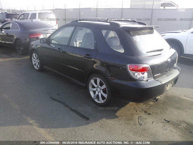 JF1GG79606G808476 - 2006 SUBARU IMPREZA WRX SPORT/LIMITED BLACK photo 3