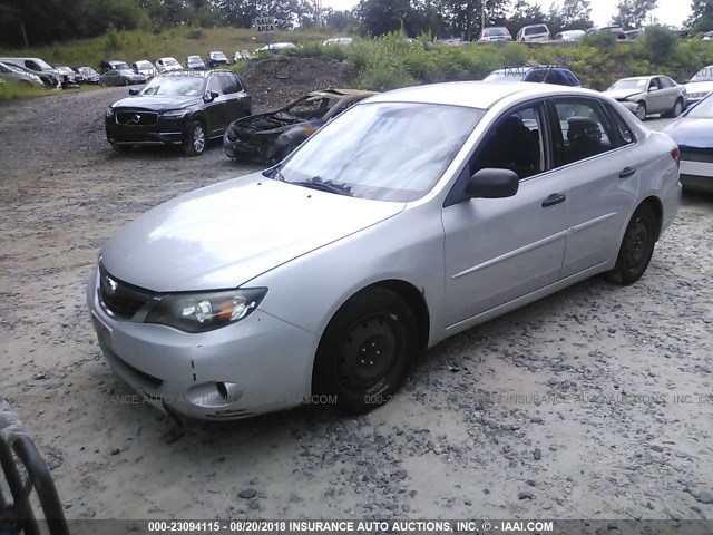 JF1GE61698H528807 - 2008 SUBARU IMPREZA 2.5I SILVER photo 2