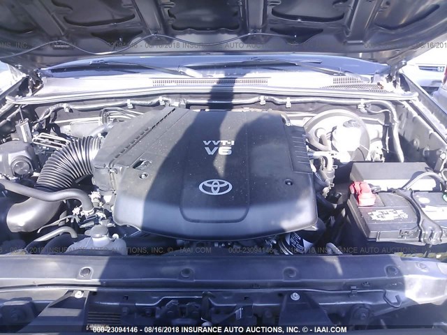5TFLU4EN6DX079751 - 2013 TOYOTA TACOMA DOUBLE CAB 灰色 照片 10