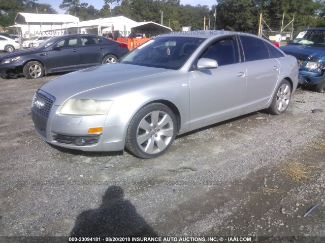 WAUDG74F95N095833 - 2005 AUDI A6 3.2 QUATTRO SILVER photo 2