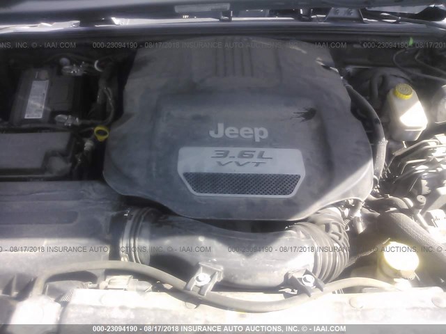 1C4AJWAG1DL706723 - 2013 JEEP WRANGLER SPORT 灰色 照片 10