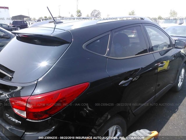 KM8JU3AC0BU159143 - 2011 HYUNDAI TUCSON GLS/LIMITED 黑色 照片 4