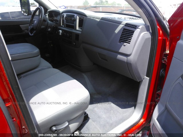 3D7KS28A08G140025 - 2008 DODGE RAM 2500 ST/SLT 红色 照片 5