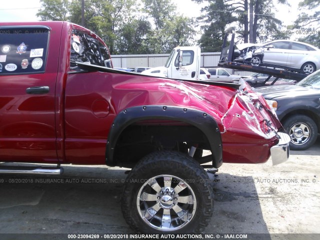 3D7KS28A08G140025 - 2008 DODGE RAM 2500 ST/SLT 红色 照片 6