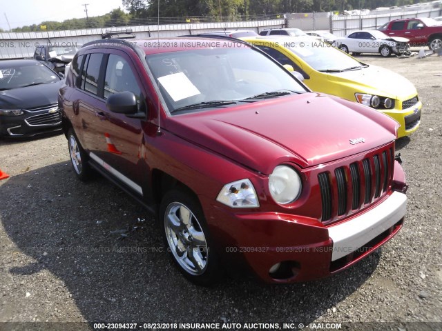 1J4NF5FB4AD513122 - 2010 JEEP COMPASS LIMITED RED photo 1